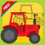 Kids Vehicle Dot to Dot Coloring Book - connect dots coloring pages learning games for any age icon
