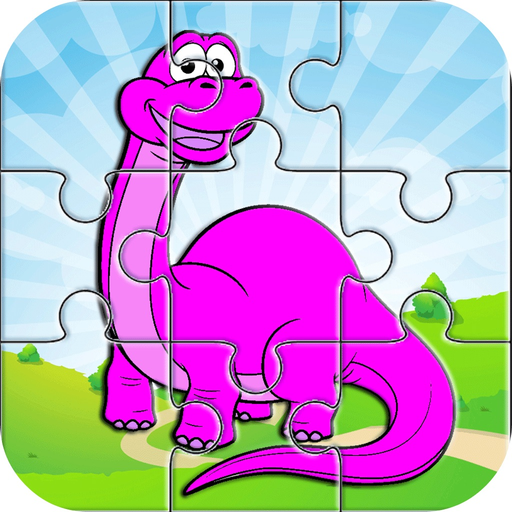 Little dino jigsaw app icon