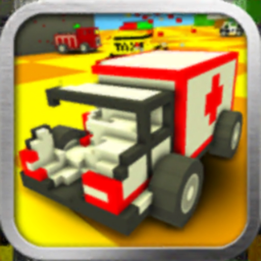 Blocky Demolition Derby app icon
