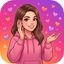 Girlfriend Calling Prank Sim icon