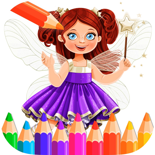 Magic Fairy Coloring Book app icon