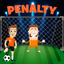 Penalty free kick shoot icon