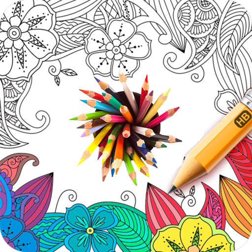 Coloring book - Colorless Art app icon