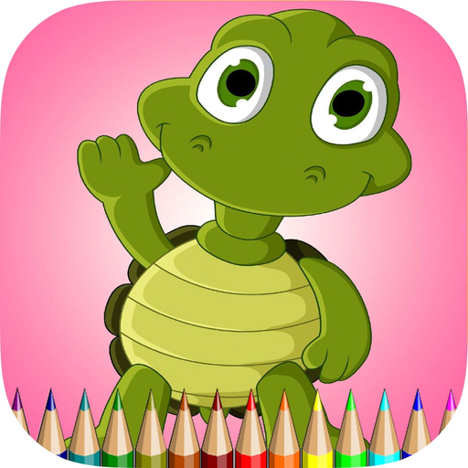 The Turtle Coloring Book for children: Learn to color and draw sea turtle and more app icon