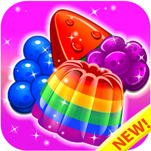 Jelly Crush Mania - King of Sweets Match 3 Games app icon