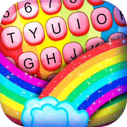 Rainbow Color Keyboard – Design and Customize Fashionable Look app icon