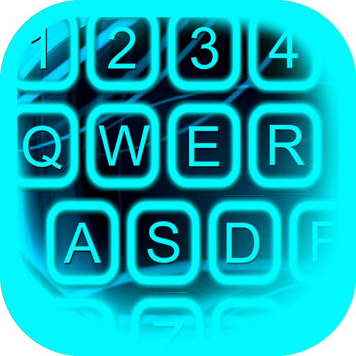Glow Neon Colors Keyboard – Download Colorful Theme.s and Backgrounds for iPhone app icon