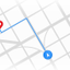 Locate with Google maps icon