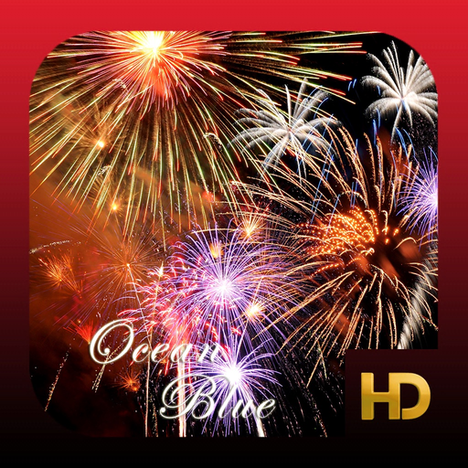 Dazzling Fireworks HD app icon