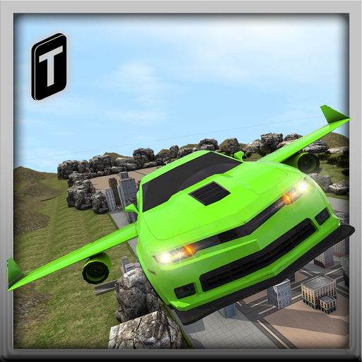 Flying Car Stunts 2016 app icon