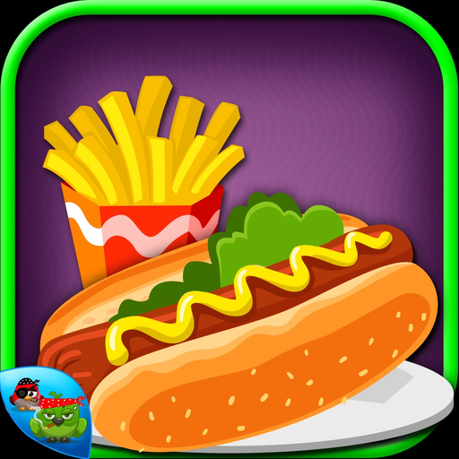 Hotdog fever-Crazy Fast Food cooking fun & kitchen scramble game for Kids,Girls,Boys & Teens app icon