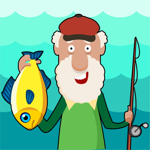 Old Man Hunting The fish race against time app icon