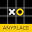 Anyplace Tic Tac Toe. Noughts and crosses game. icon