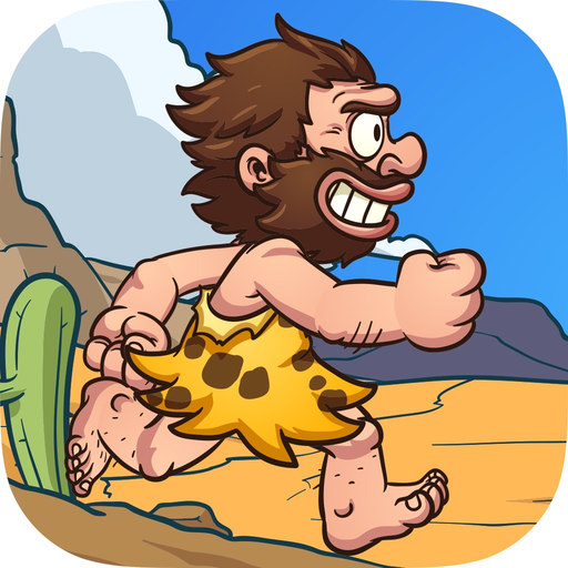 Caveman Run and Jump - Endless Running And Jumping app icon