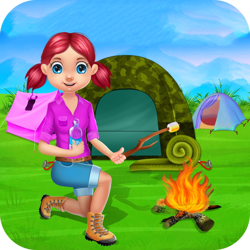 Camping Vacation Kids : summer camp games and camp activities in this game for kids and girls - FREE app icon