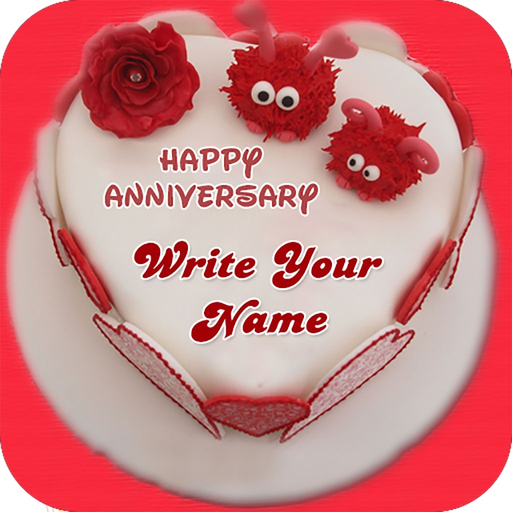 Name On Anniversary Cake app icon