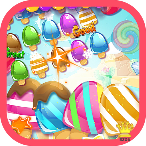 Icecream crush Games - Kids Ice Cream Food match FREE app icon