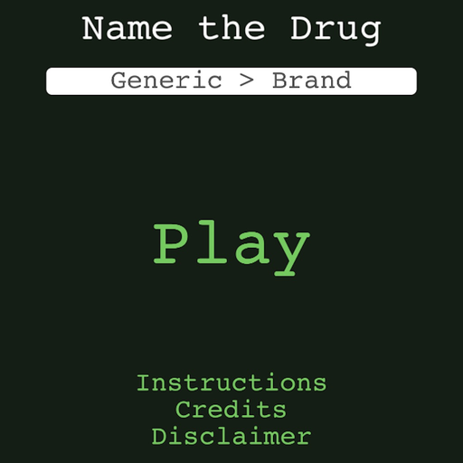 Name the Drug app icon