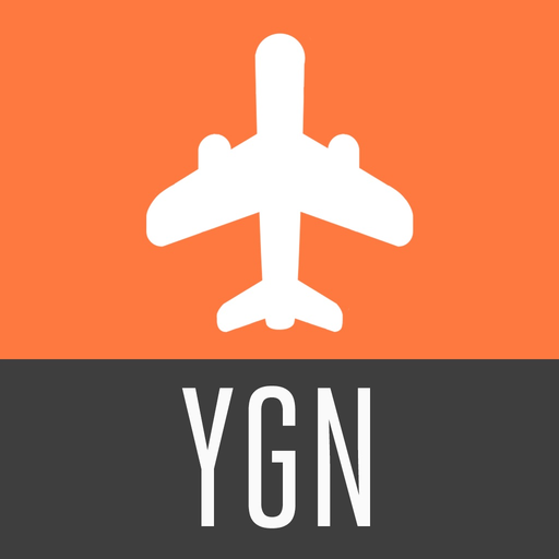 Yangon Travel Guide with Offline City Street Map app icon