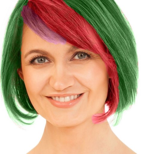 Hair Color Dye - Hair Style Changer Salon and Recolor Booth Editor app icon