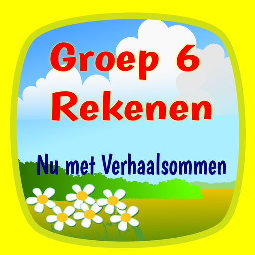 Groep 6 rekenen 1 basisschool app icon