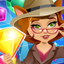 Jewels Detective Shiny Мatch 3 icon