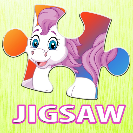 Cartoon Puzzle Pony Jigsaw Puzzles Box For Kids app icon
