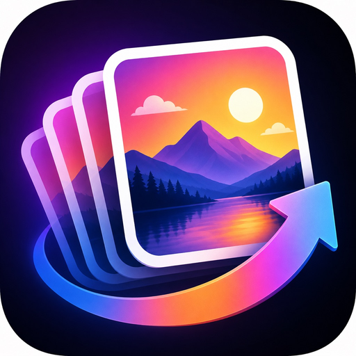 GIF Video Maker Photo Looper app icon
