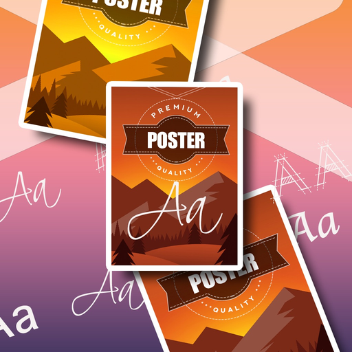 Poster Maker & Text over Photo app icon