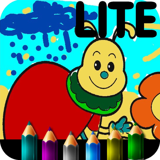 Coloring book for little girls. HD Lite app icon