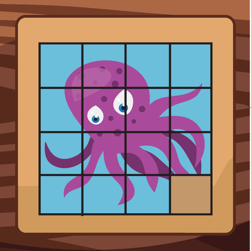 Sliding puzzle (Meester Dennis app icon