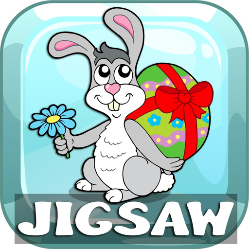 Happy Easter Jigsaw Puzzles HD Games Free For Kids app icon