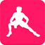 Stretch up workout icon