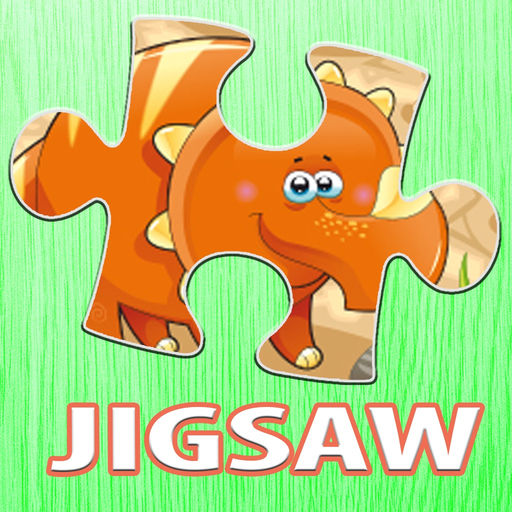 Dinosaur Puzzle for Kids Cartoon Dino Jigsaw Games app icon
