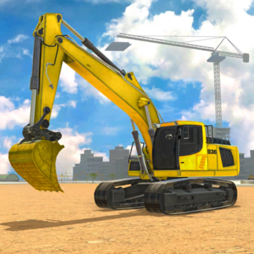 Modern Construction Excavator app icon