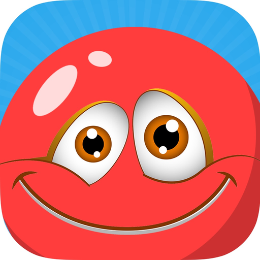 Spinning Circle Red Bouncing Balls Jump app icon