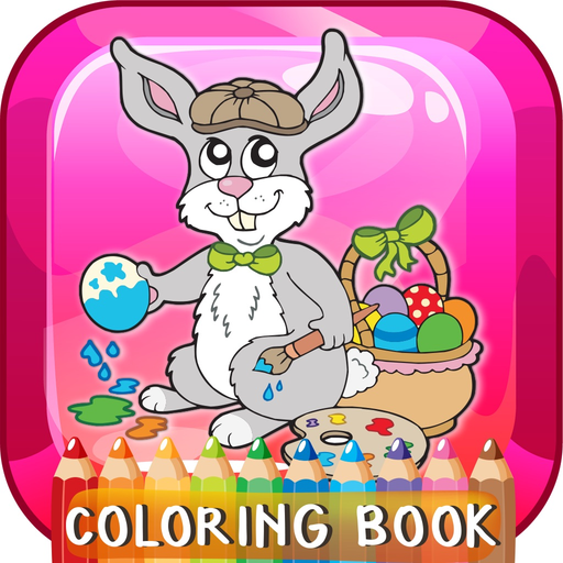 Happy Easter Coloring Book: Education Games Free For Kids And Toddlers! app icon