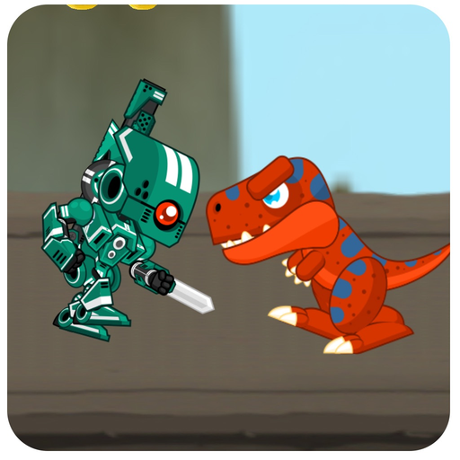 Real Robot Fighting Game 2016 -  Shoot Dinosaur with Robot Gun app icon