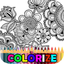 Mandala Adult Coloring Book Free Stress Relieving icon