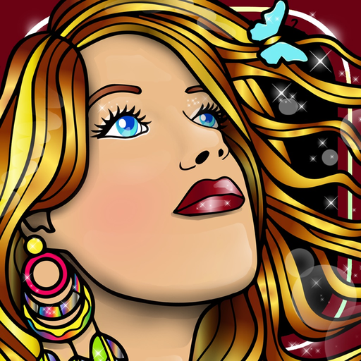 Adult Coloring Book in Color Therapy for Adults app icon