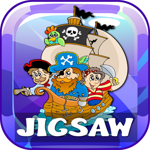 Pirate & Friend Jigsaw Puzzles For Kids & Toddlers app icon