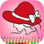 Coloring Book The Hat: Learn to color and draw fashion hats, Free games for children icon