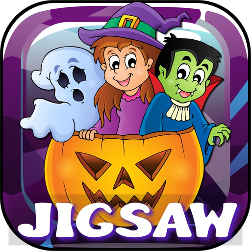 Halloween Jigsaw Puzzles Games For Kids & Toddlers app icon