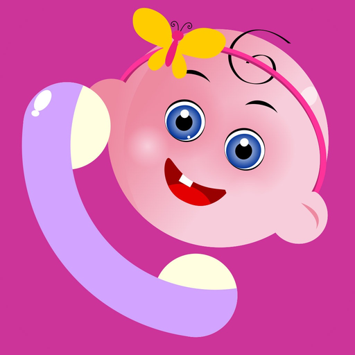 Girl's phone, Toy for little princess app icon