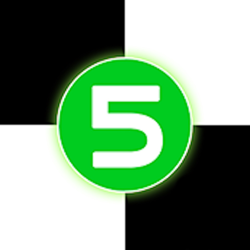 White Piano 5 : Tiles Master 5 Magic Trivia games app icon