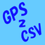 GPS2CSV icon