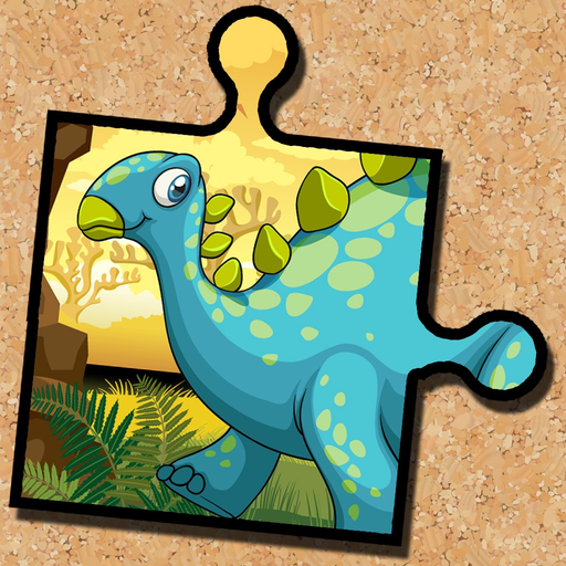Dinosaur Jigsaw Puzzle - Magic Board Fun for Kids app icon