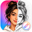 Cartoon Sketch Avatar Photo icon