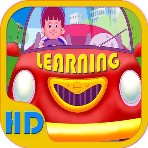 Kids ABC Interactive Learning With Beautiful Vehicle Flash Cards app icon