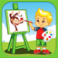 Drawing Education coloring Fun icon
